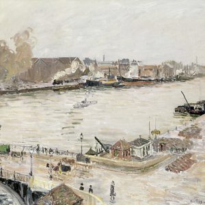 La Seine à Rouen, pont Boieldieu, 1896