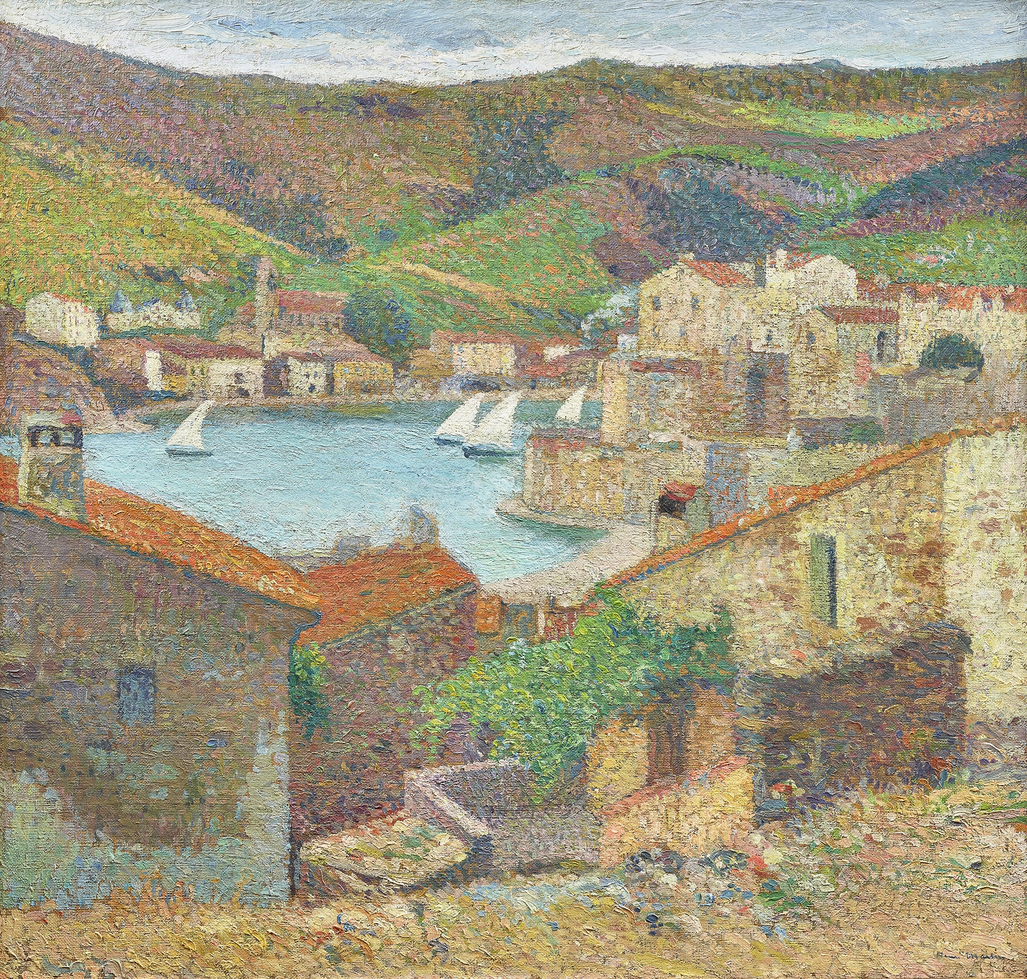 Henri Martin, Vue de Coulioure, ca 1930