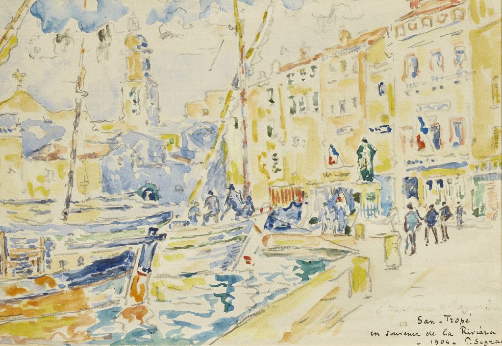 Le quai Suffren, Saint Tropez, 1904