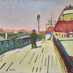 Vue de Notre-Dame depuis le Pont Saint-Louis, 1908