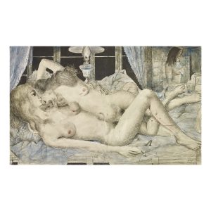 Paul Delvaux, Les deux amies, 1967