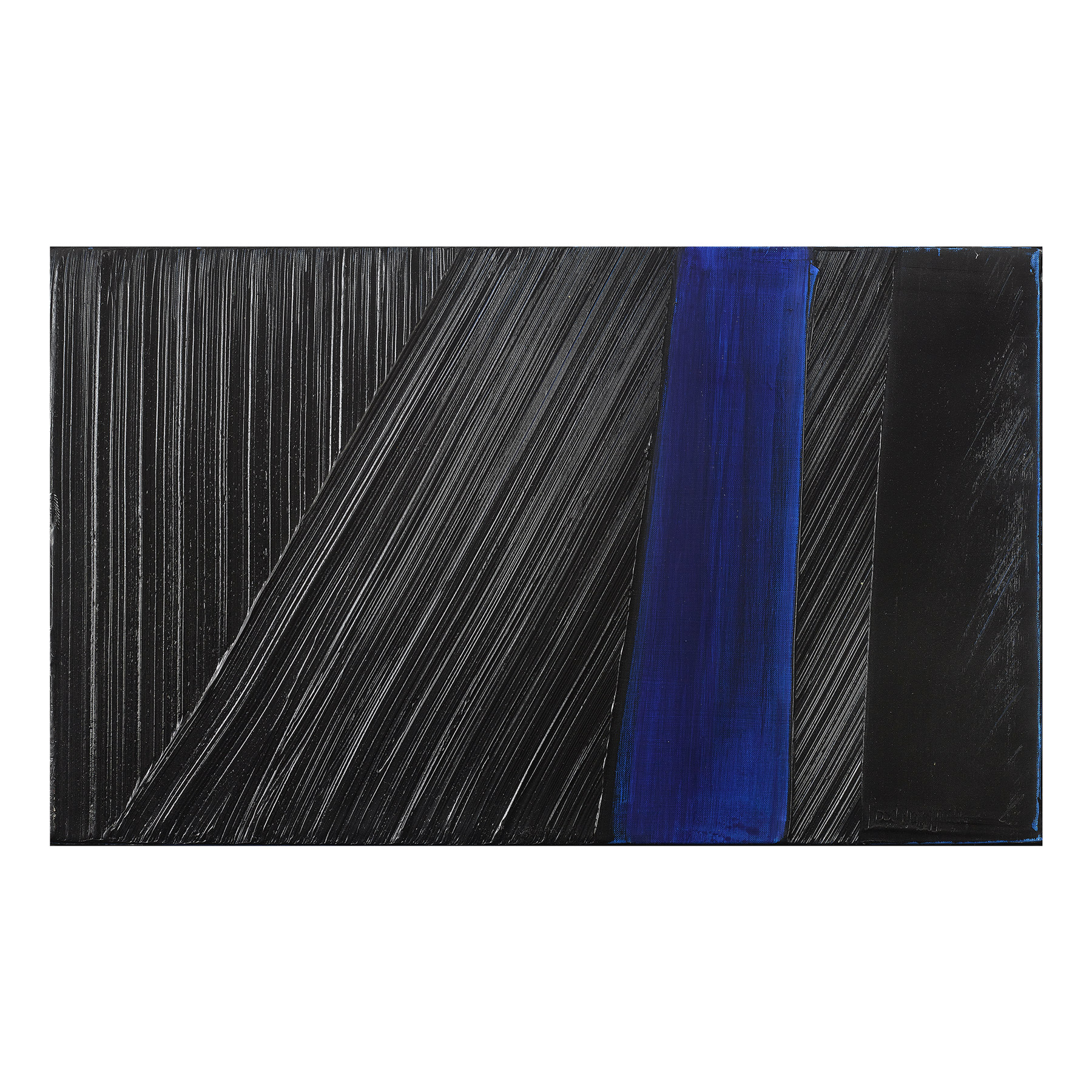 Pierre Soulages, Peinture 35 x 55 cm, 29 May 1987